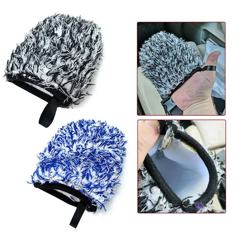 SEAMETAL Chenille Microfiber Wash Mitt / Detailer Glove