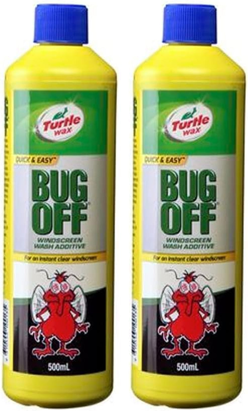 Bug off Windscreen Wash Additive, 500Ml Pack of 2