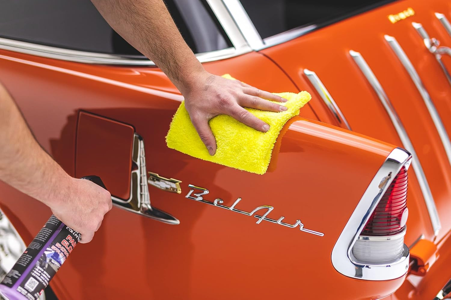 Eagle Edgeless Detailing Towel 16X16 Yellow