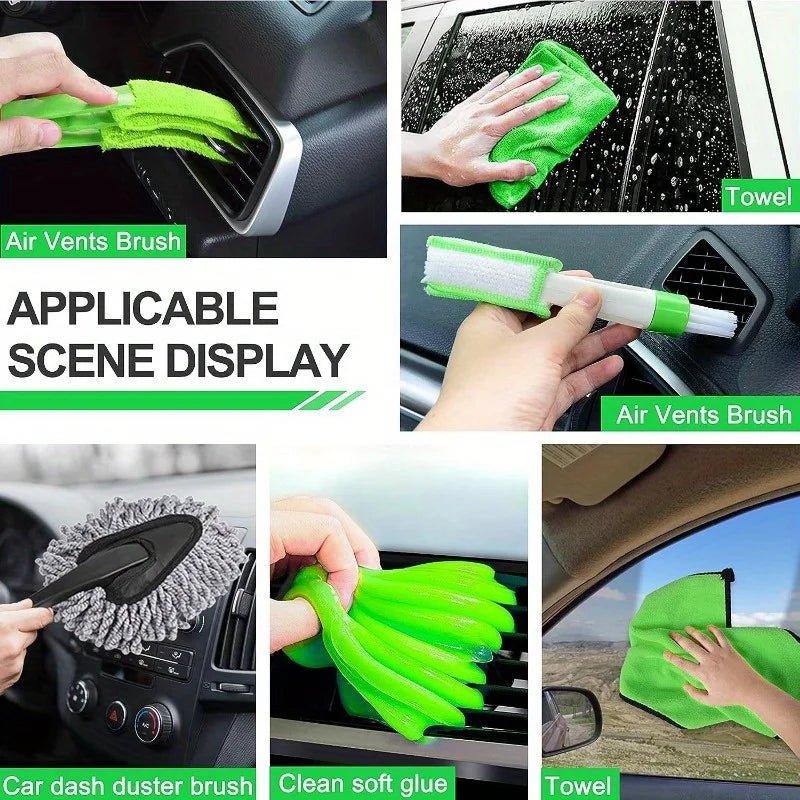13Pc Car Detailing Brush Set