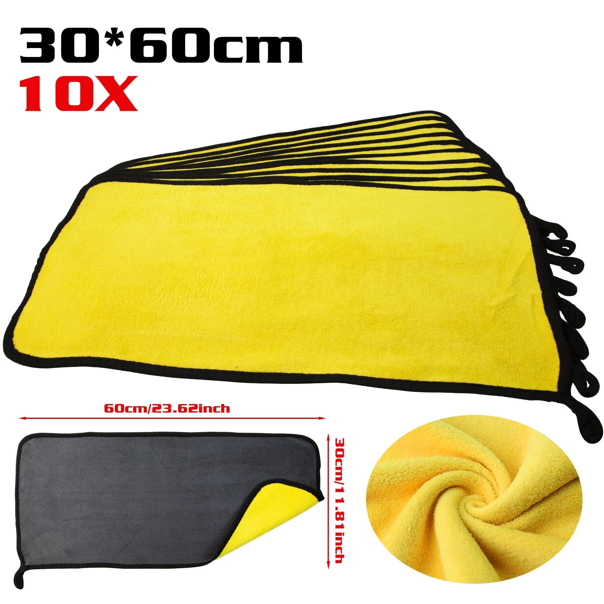 Double-Layer Microfiber Glass/Window Drying Cloth