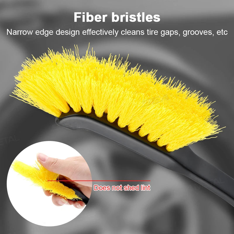 SEAMETAL Car Tire Wheel Rim Cleaning Brush