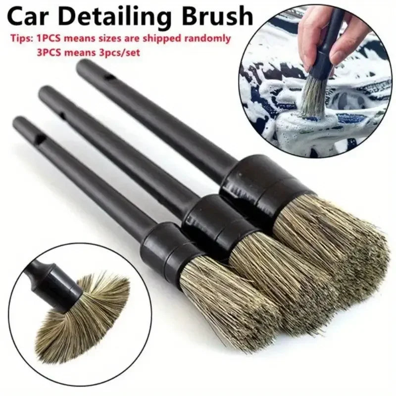 Boar Hair Bristle Detail Brush Set