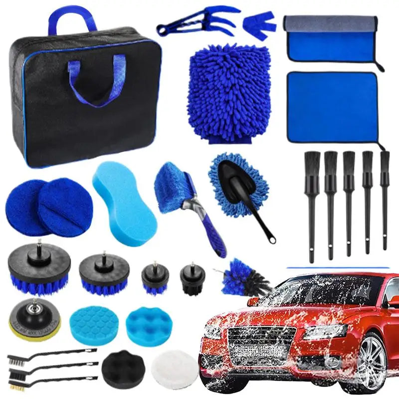 29Pc Car Cleaning Tools Kit