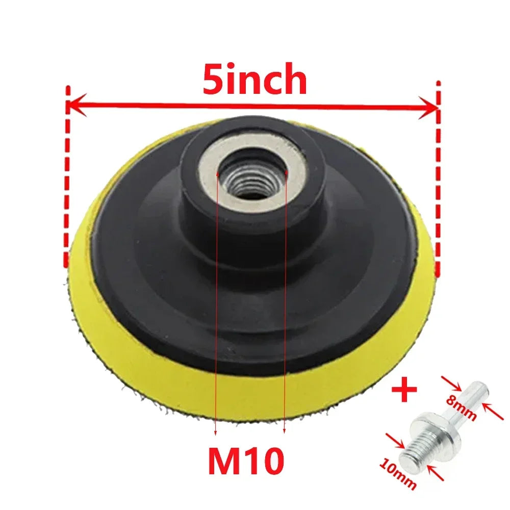 M10/M14 Hook-And-Loop Backing Pad / Polishing Backer Plate Set