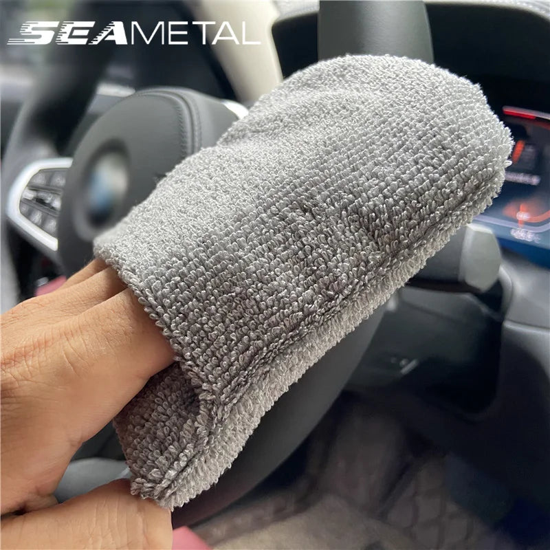 Microfibre Wax Applicator Mitts, 5-Pack