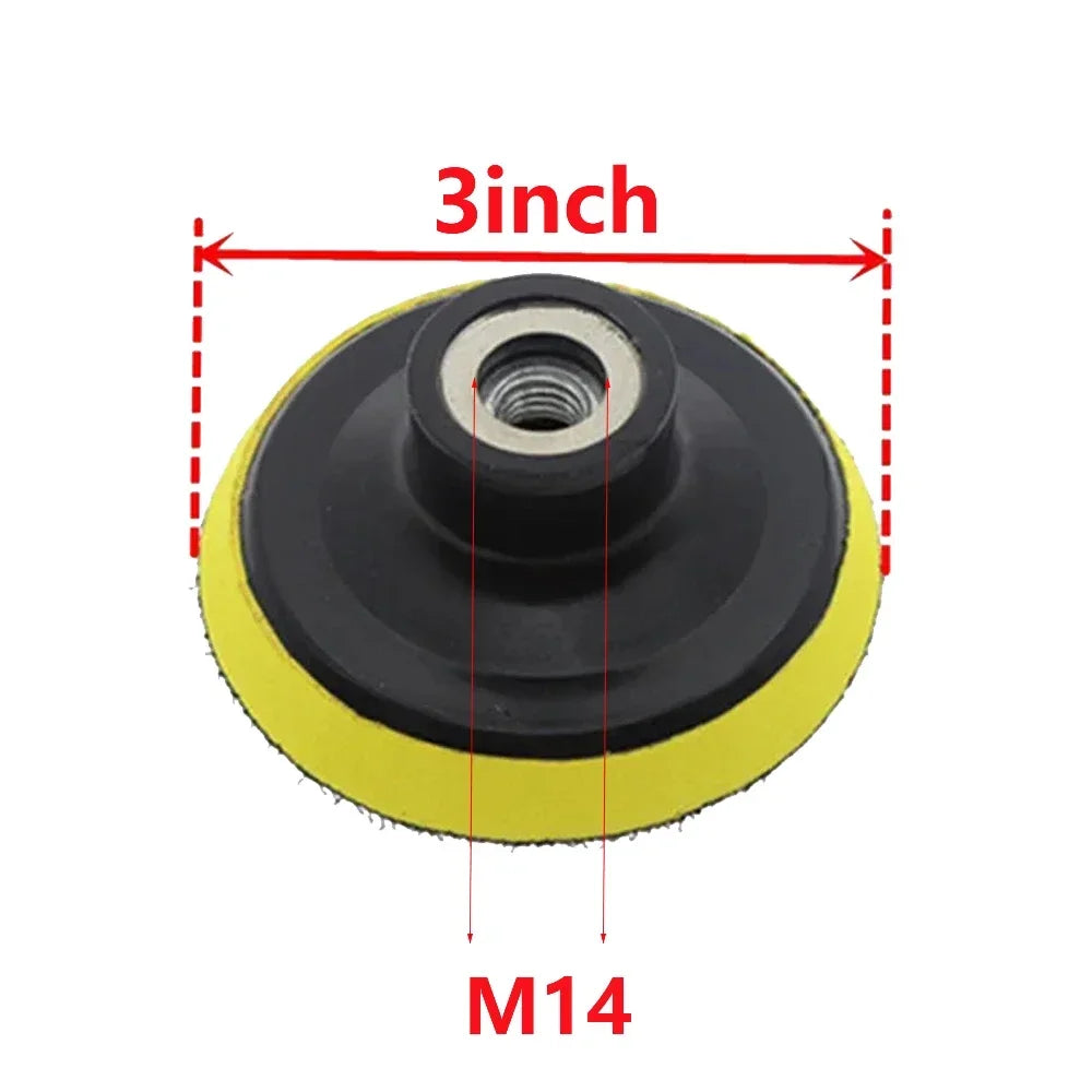 M10/M14 Hook-And-Loop Backing Pad / Polishing Backer Plate Set