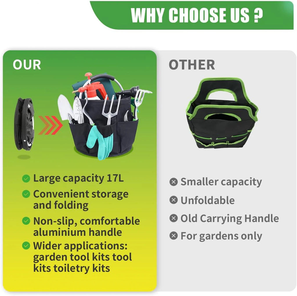 17L Folding Storage Basket / Detailing Caddy