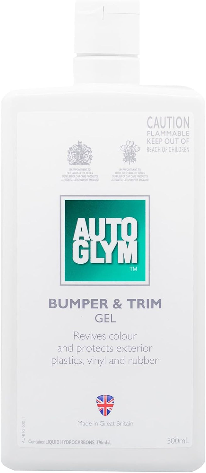 Bumper & Trim Gel, 500Ml - Car Trim Restorer Revives Colour and Protects Exterior Car Bodywork