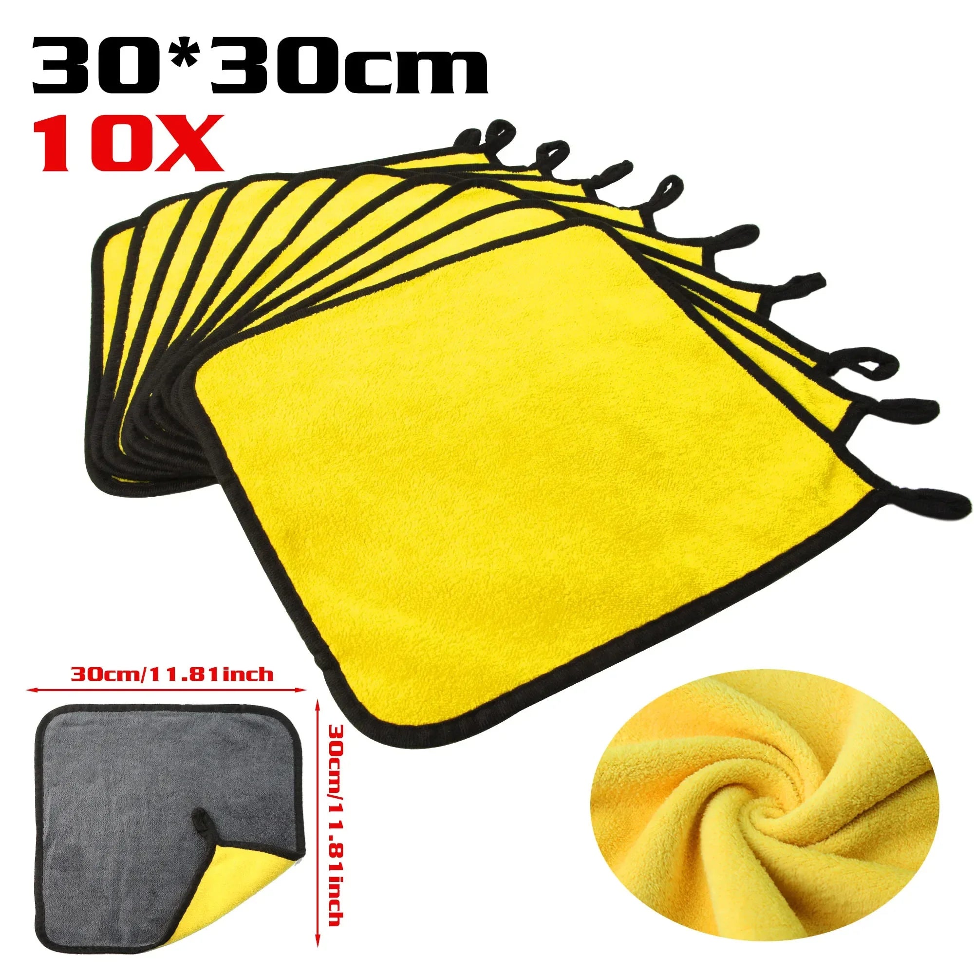 Double-Layer Microfiber Glass/Window Drying Cloth