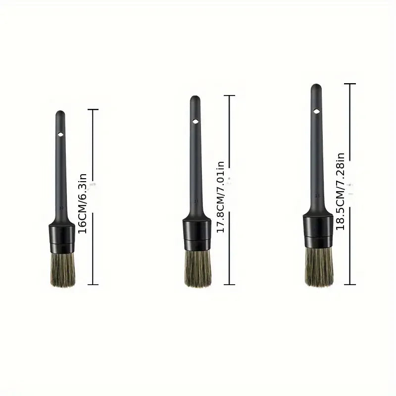 Boar Hair Bristle Detail Brush Set