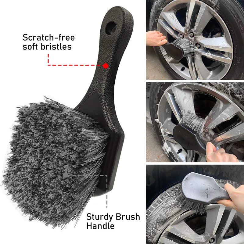 SEAMETAL Car Tire Wheel Rim Cleaning Brush