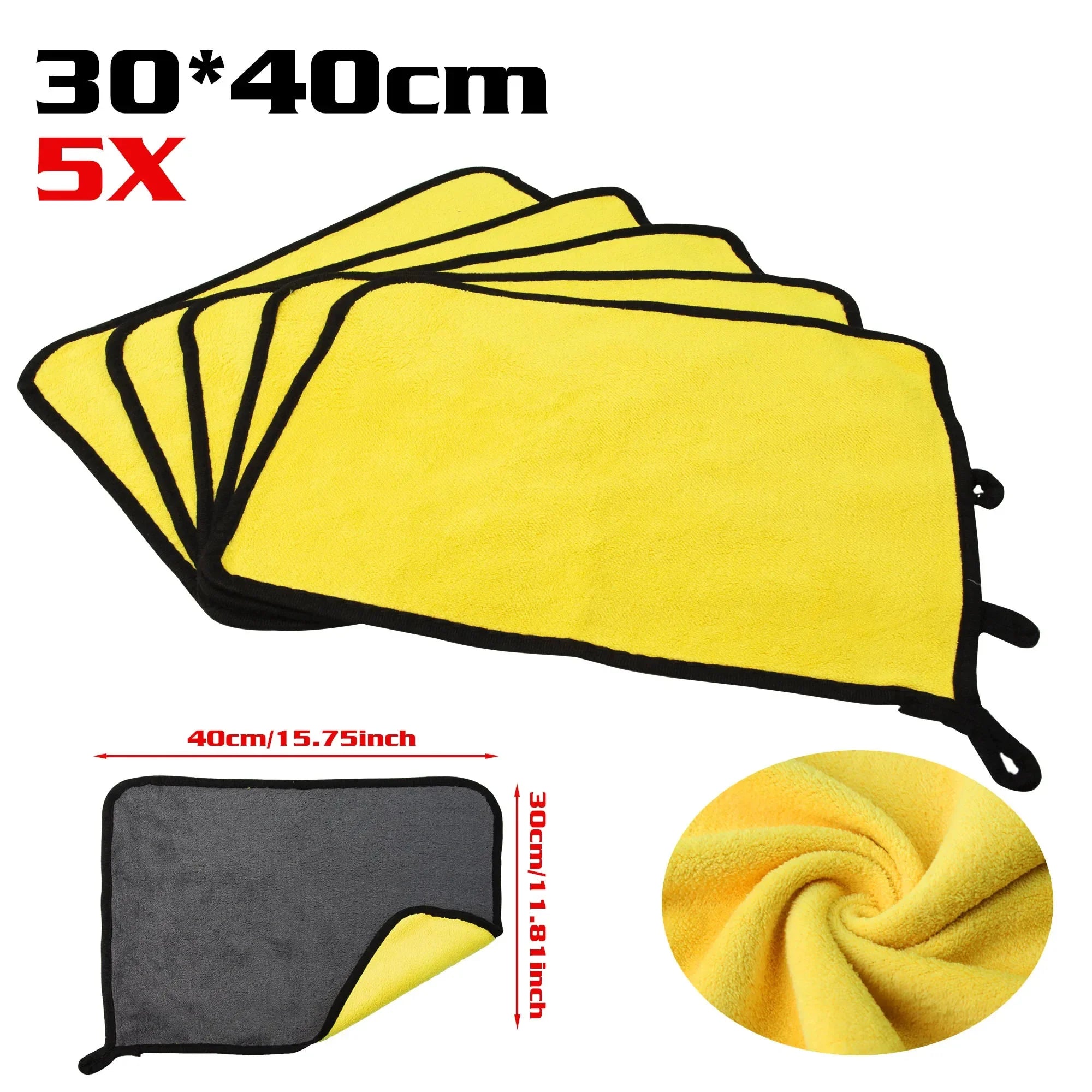 Double-Layer Microfiber Glass/Window Drying Cloth