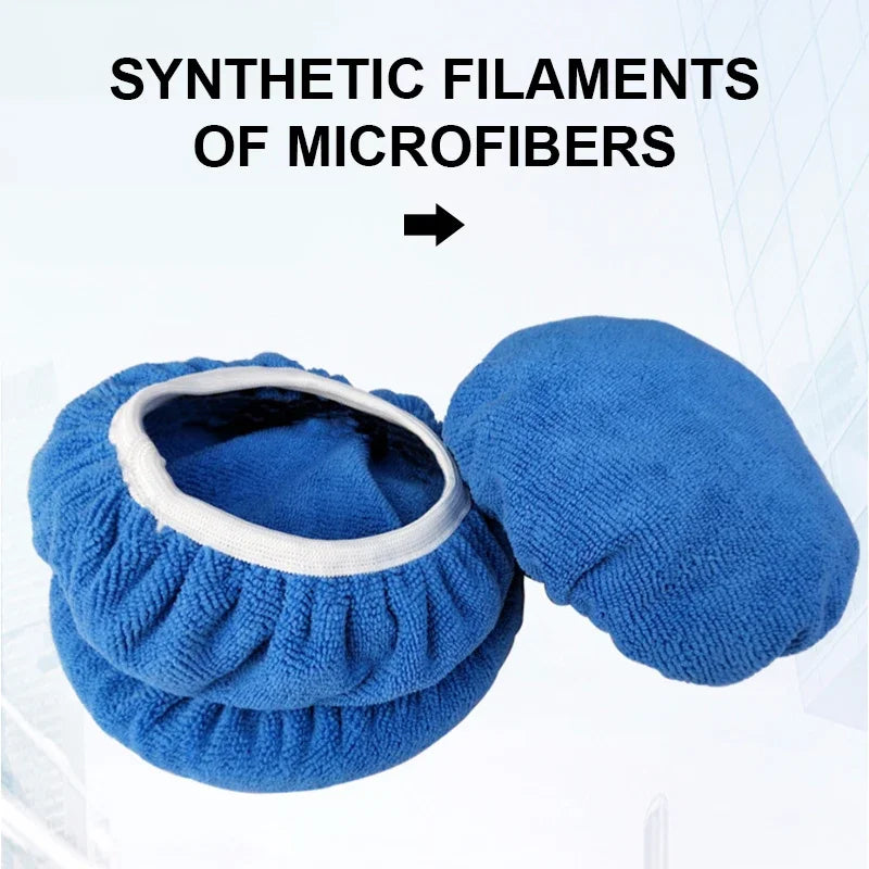 SEAMETAL 5Pc Microfiber Polishing Bonnet/Pad Cover Set