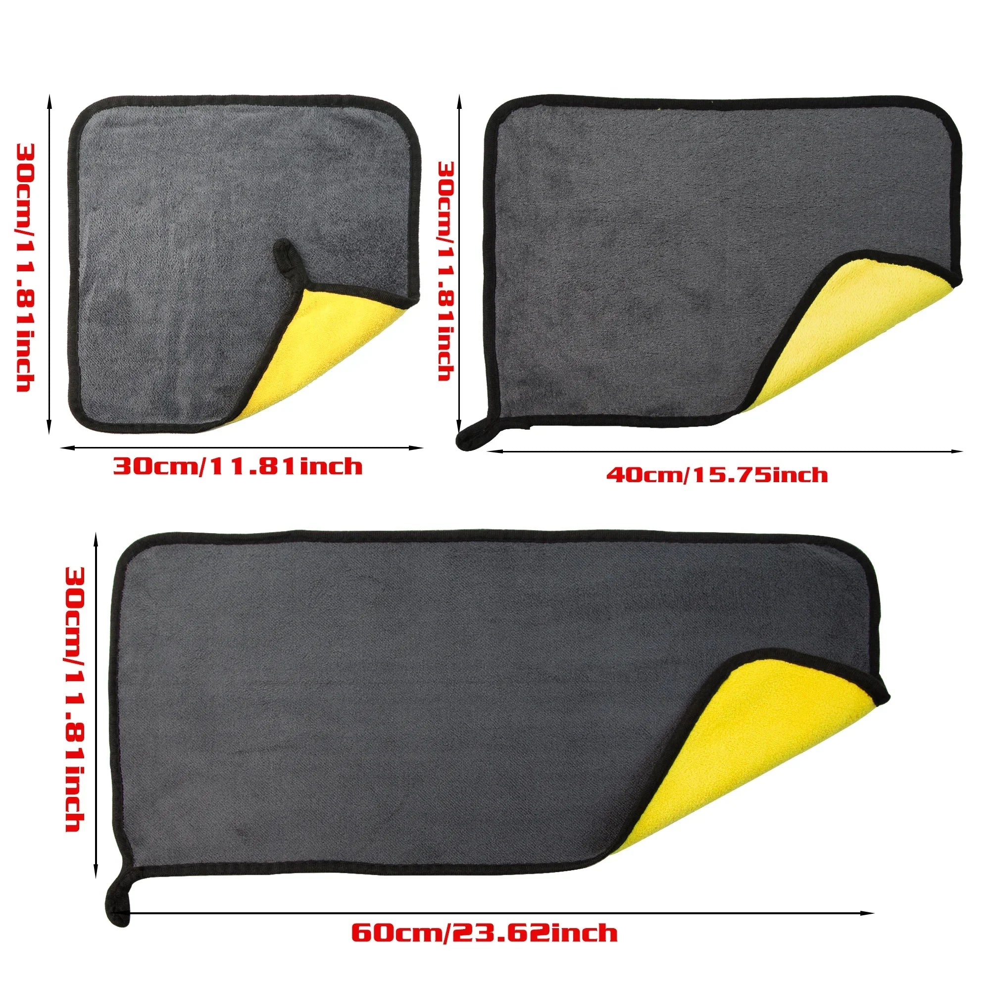Double-Layer Microfiber Glass/Window Drying Cloth