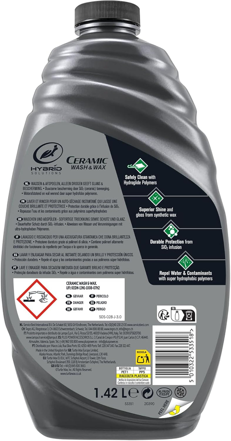 Ceramic Wash & Wax Shampoo 1.42L