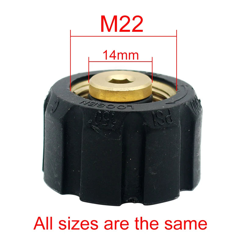 M22 14Mm Swivel Quick Connect Fitting Kit
