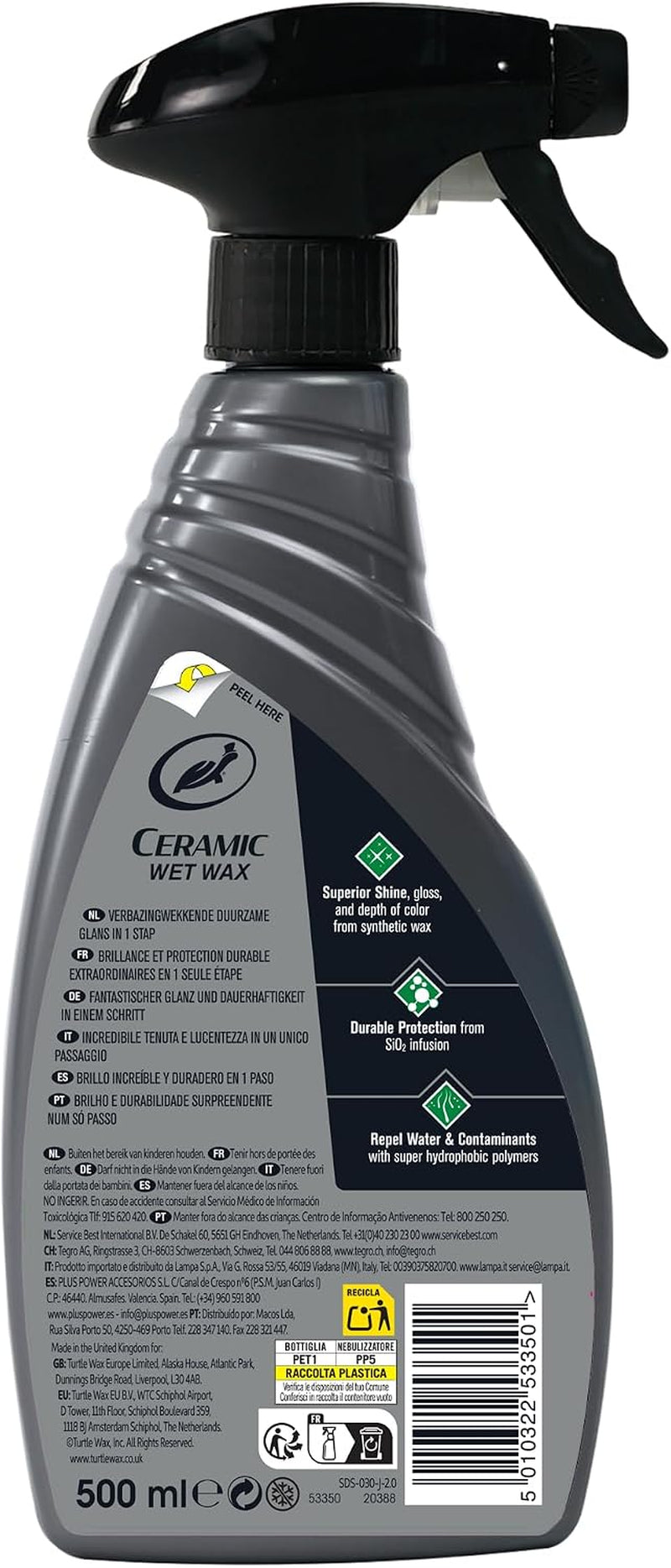 Ceramic Wet Car Wax 500Ml