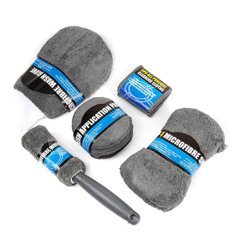 9Pc Car Wash Cleaning Kit