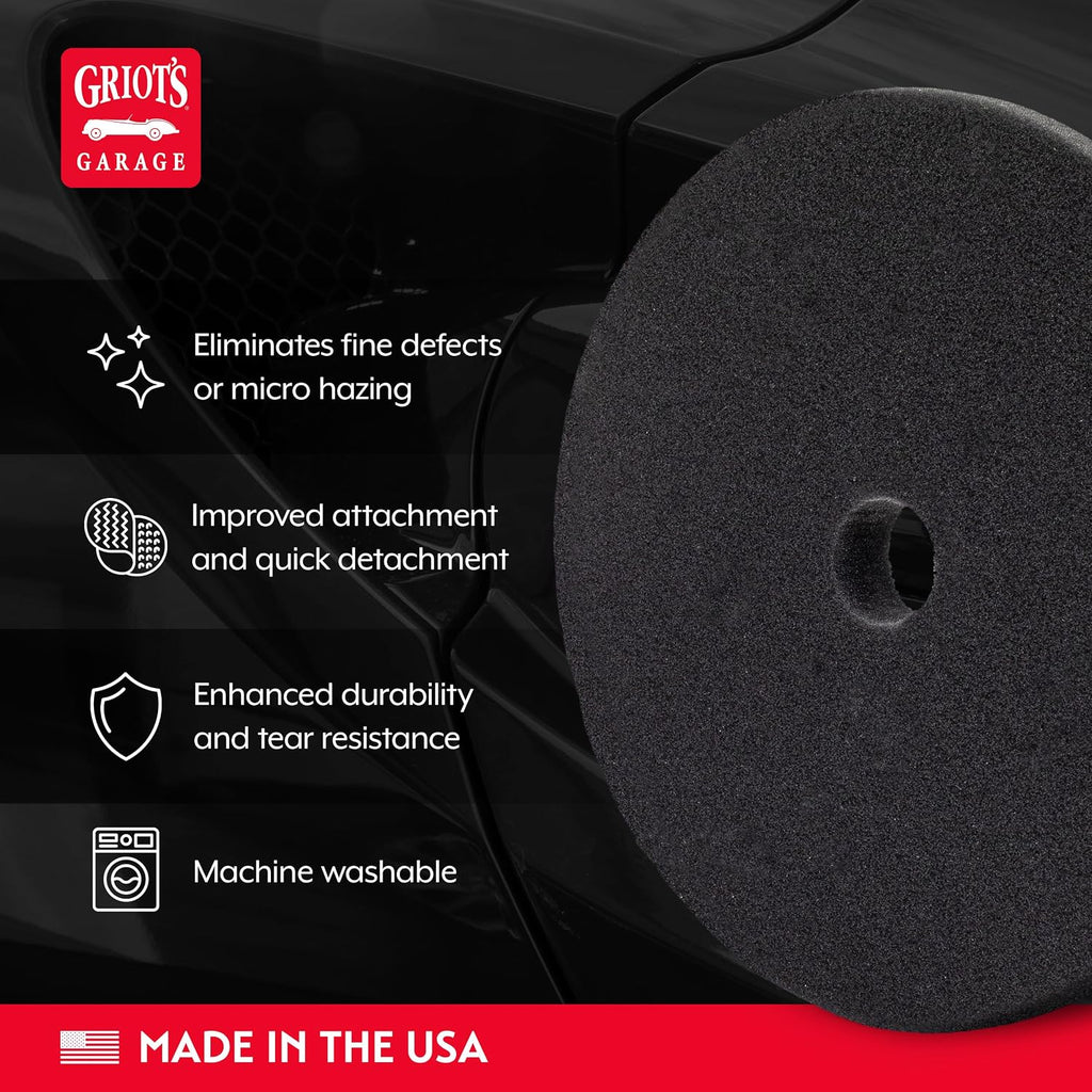 6.5 Inch BOSS Finishing Foam Pads, Pack of 2