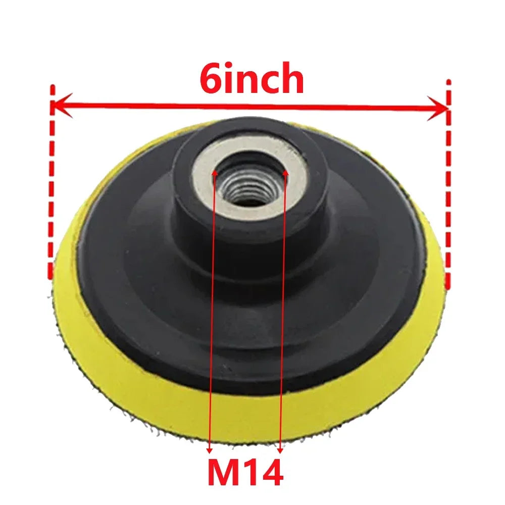 M10/M14 Hook-And-Loop Backing Pad / Polishing Backer Plate Set