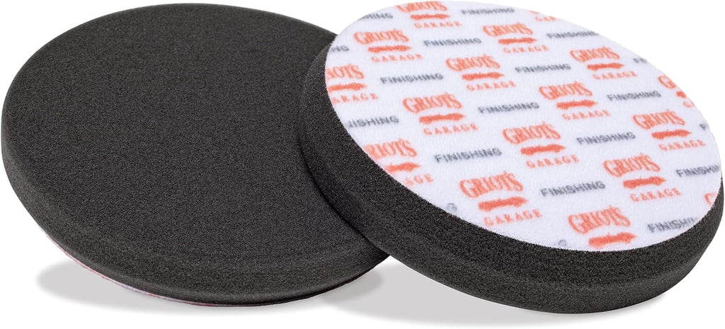 5.5 Inch Black Foam Finishing Pads, Set of 2