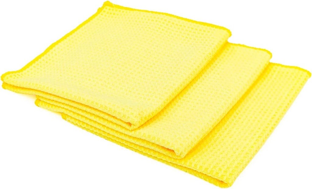 Waffle-Weave Glass & Drying Towel 16X16