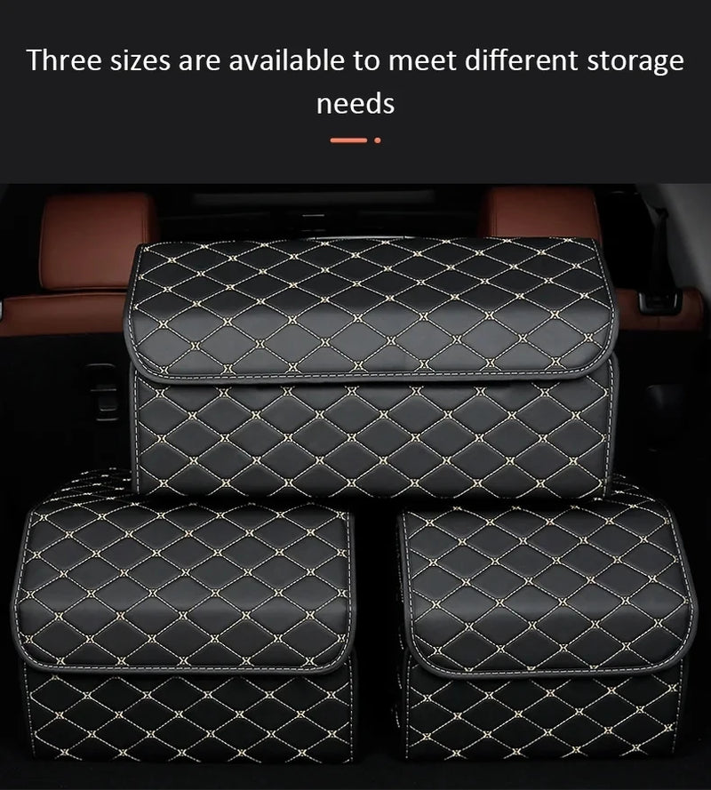 Multipurpose Collapsible Car Trunk Storage Organizer