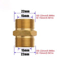 Brass Pressure Washer Hose Adapter M22