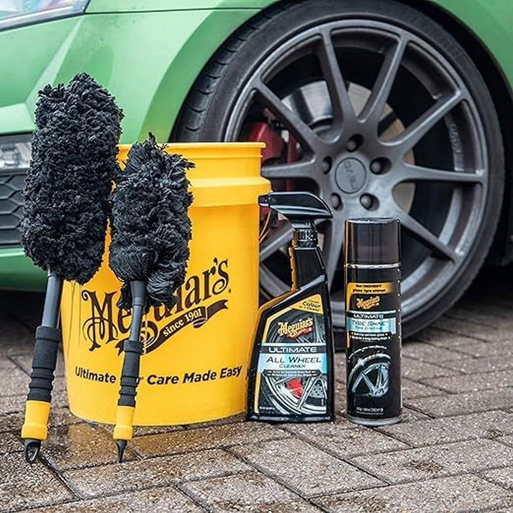 Meguiar'S X1901EU Supreme Microfibre Wheel Brush, Large, Completely Safe Wheel Cleaning