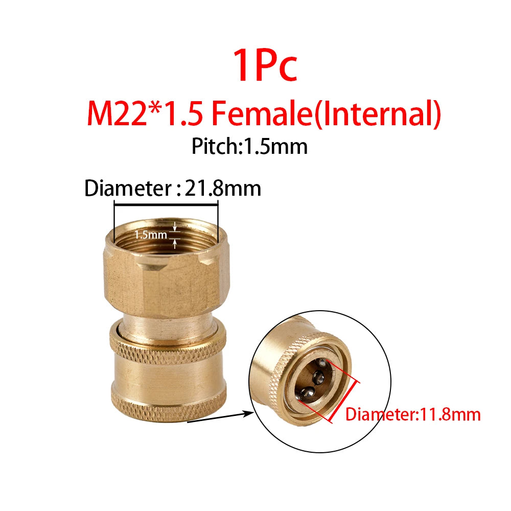 Pressure Washer M22 Adapter Quick Connector