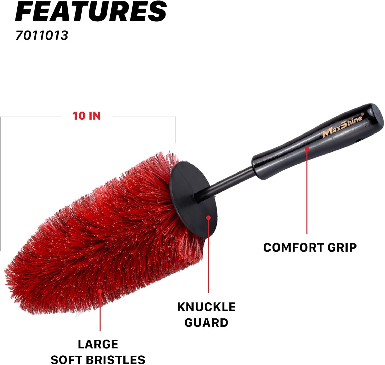 Shinemaster Long-Reach Wheel Brush 45Cm