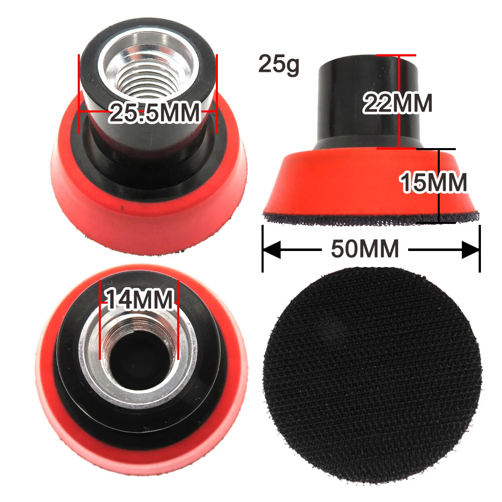 M14 Backing Plate for Drill/Polisher Buffing Pads