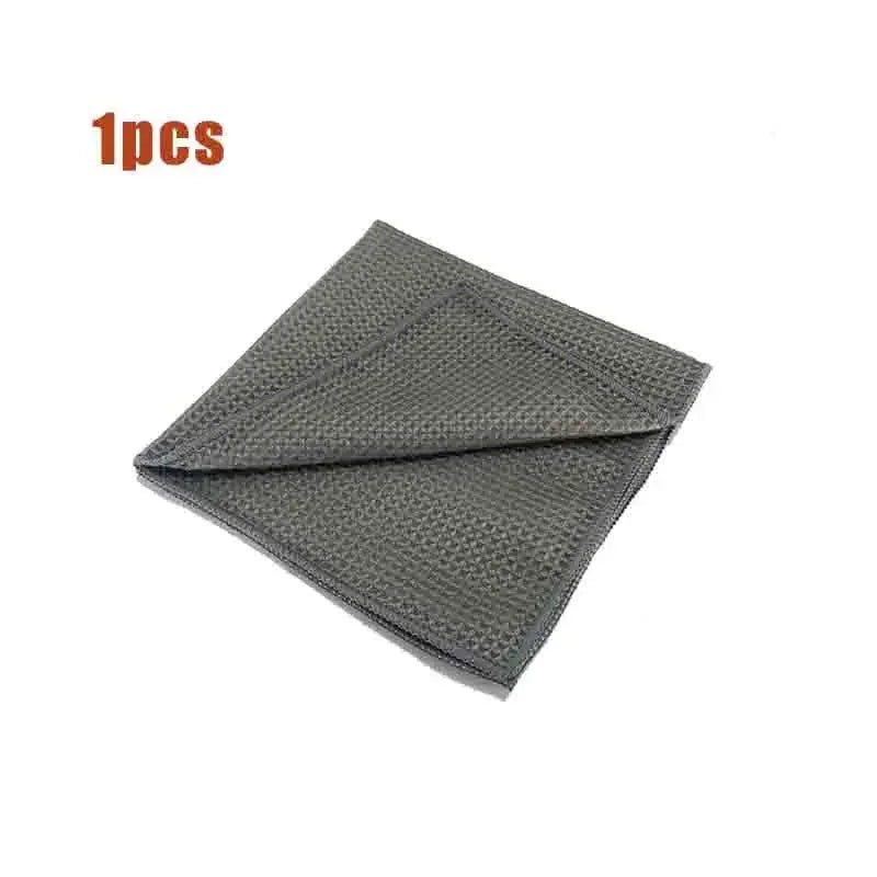 Waffle Weave Microfibre Drying Towel, 4-Pack