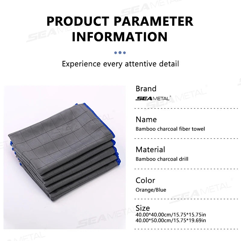 SEAMETAL Carbon Fibre Glass & Window Cleaning Cloth