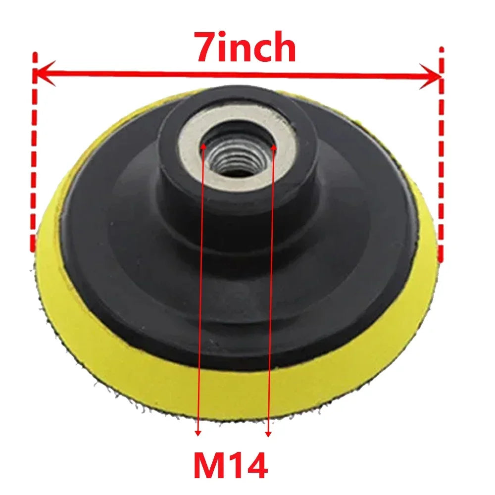 M10/M14 Hook-And-Loop Backing Pad / Polishing Backer Plate Set