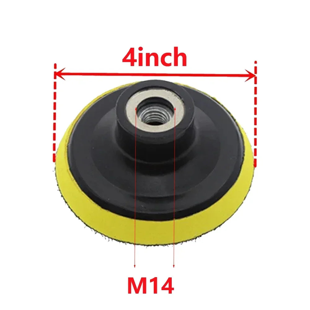 M10/M14 Hook-And-Loop Backing Pad / Polishing Backer Plate Set