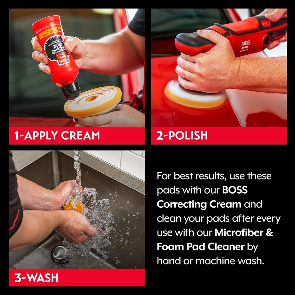 5.5 Inch BOSS Correcting Foam Pads, Pack of 2