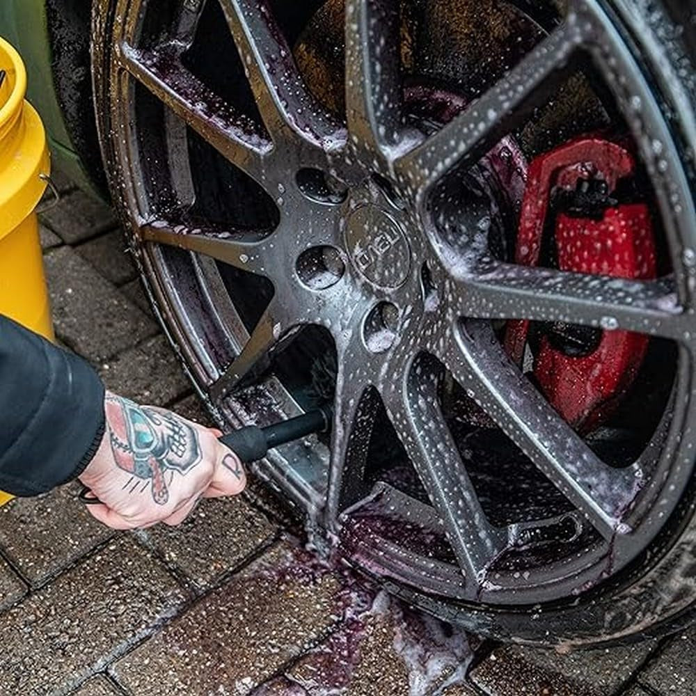 Meguiar'S X1901EU Supreme Microfibre Wheel Brush, Large, Completely Safe Wheel Cleaning
