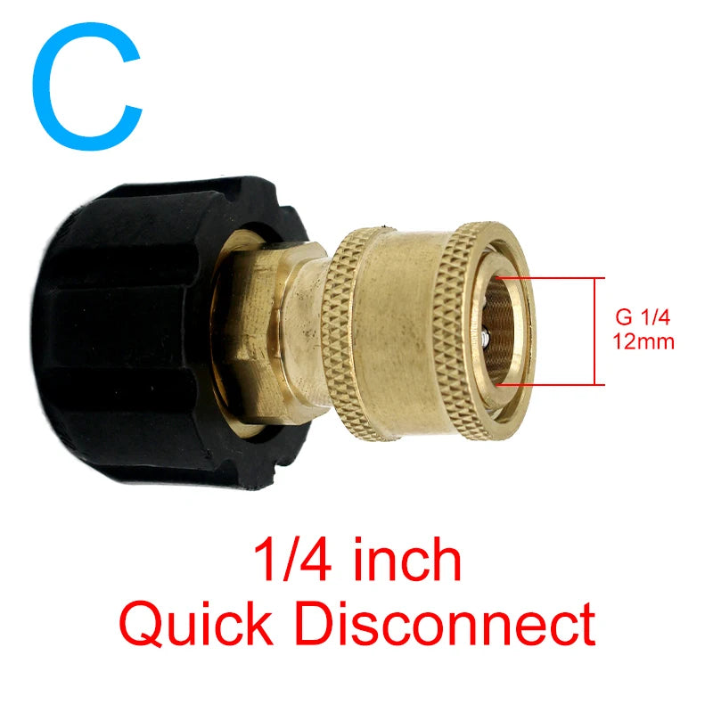 M22 14Mm Swivel Quick Connect Fitting Kit