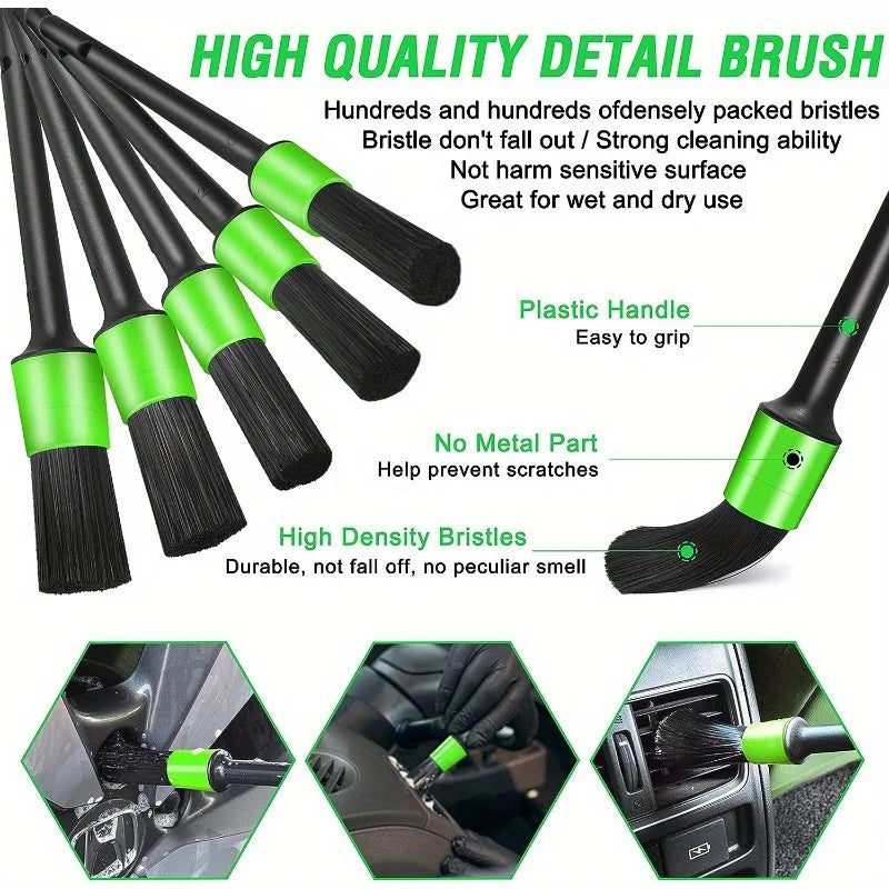 13Pc Car Detailing Brush Set