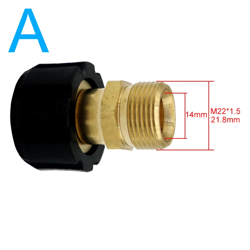 M22 14Mm Swivel Quick Connect Fitting Kit