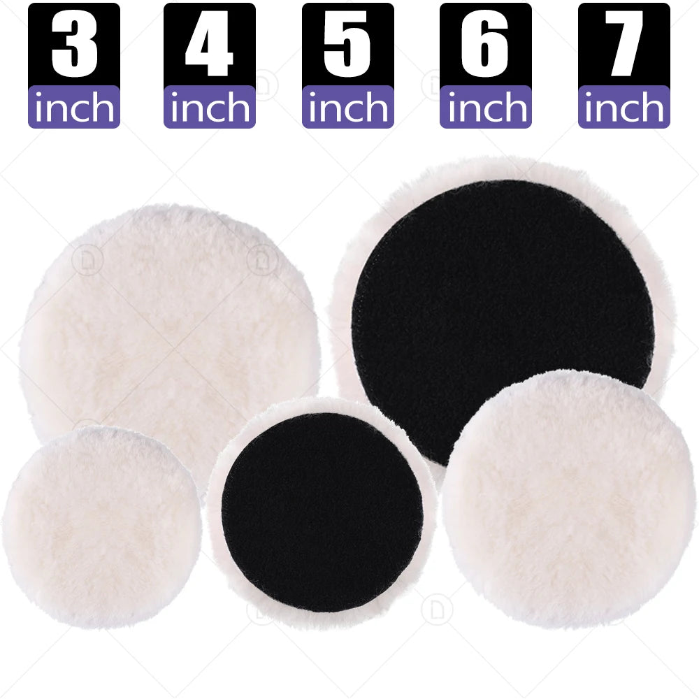 Car Polish Pad Disc - Imitated Wool Soft Polishing Buffing Pad