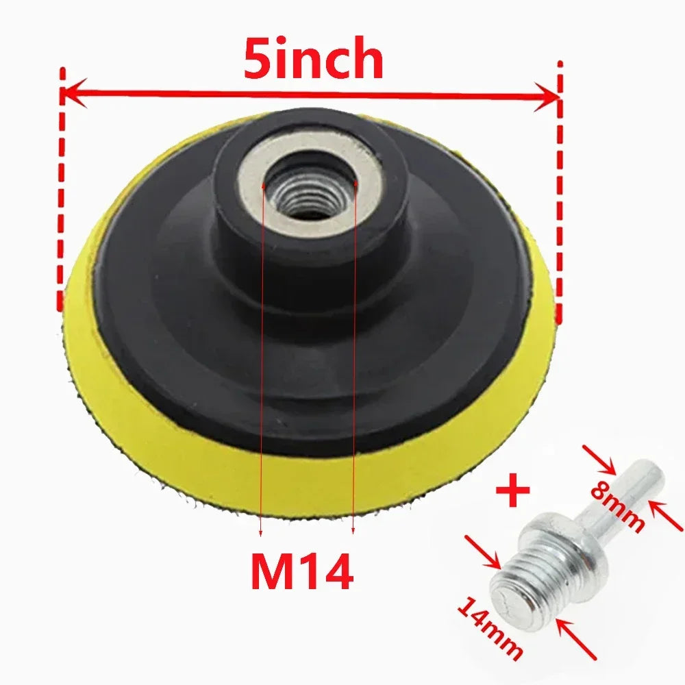 M10/M14 Hook-And-Loop Backing Pad / Polishing Backer Plate Set