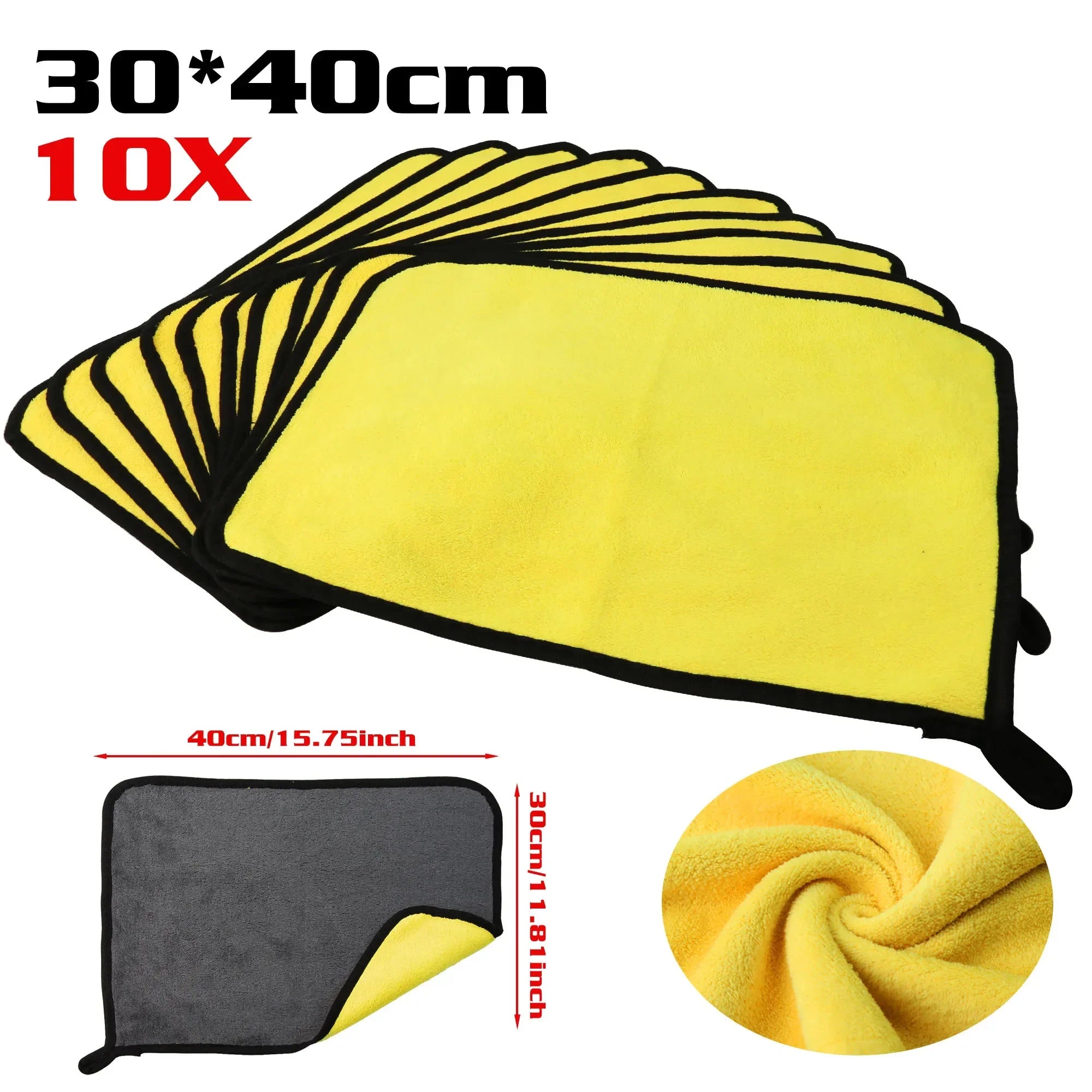 Double-Layer Microfiber Glass/Window Drying Cloth
