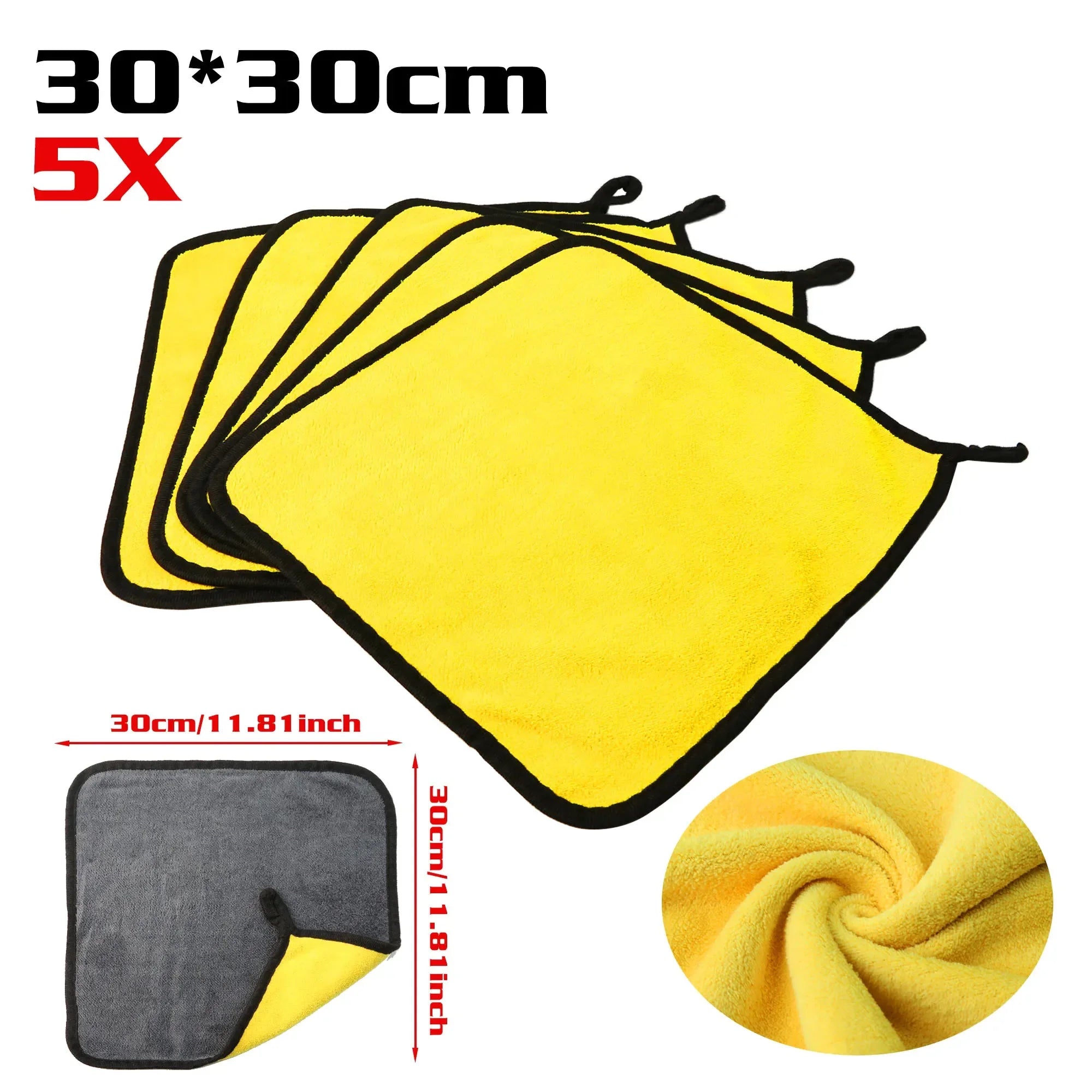 Double-Layer Microfiber Glass/Window Drying Cloth