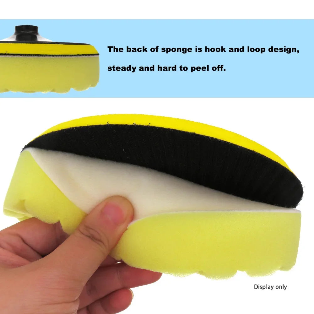 Hook-and-loop backing on the foam pad