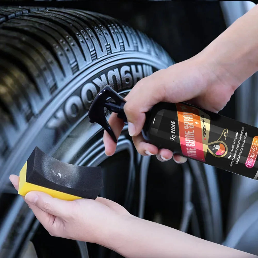 Applying gloss restorer to an applicator pad