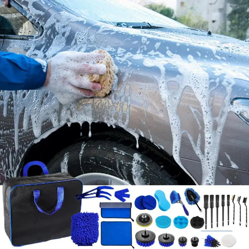 29Pc Car Cleaning Tools Kit