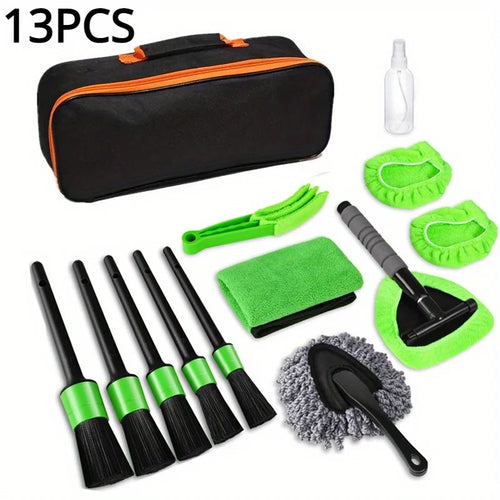13Pc Car Detailing Brush Set